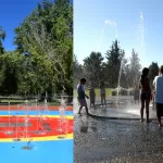 Panorama parques con agua