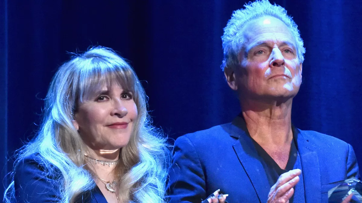 Stevie Nicks y Lindsey Buckingham en los Grammy 2018, Getty