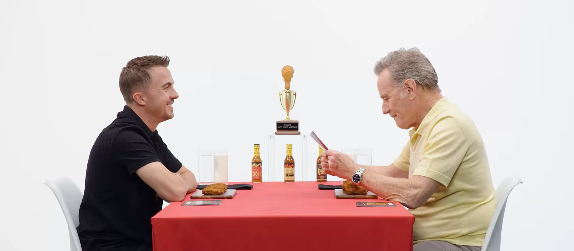 Bryan Cranston y Frankie Muniz