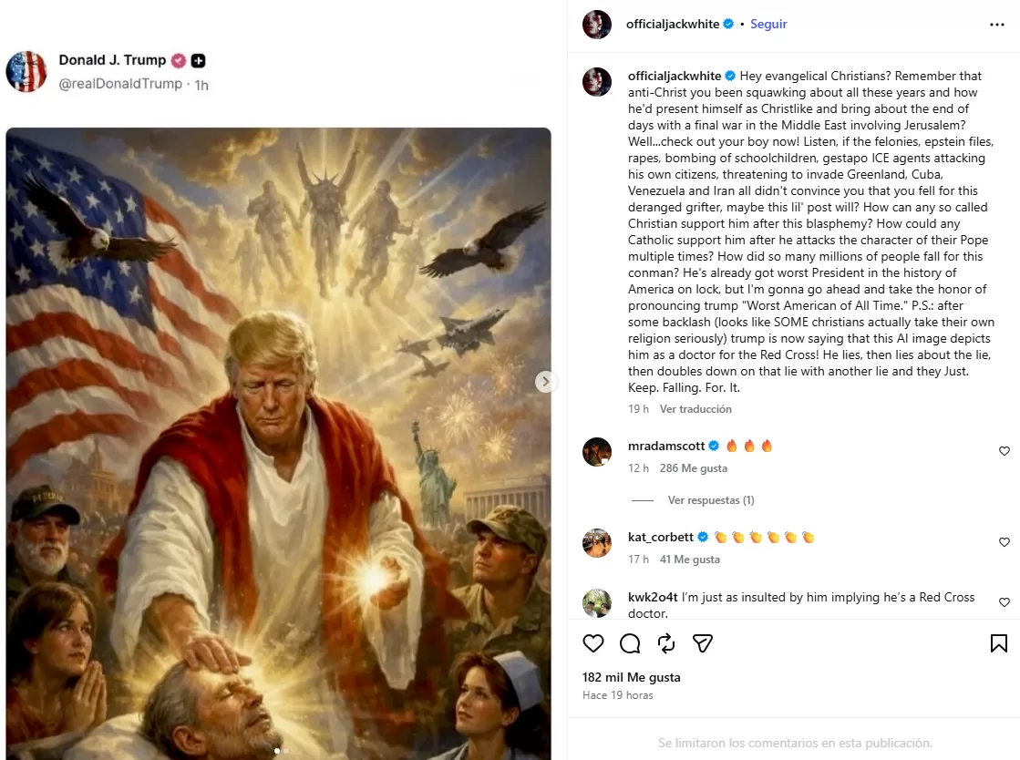 Jack White y Donald Trump