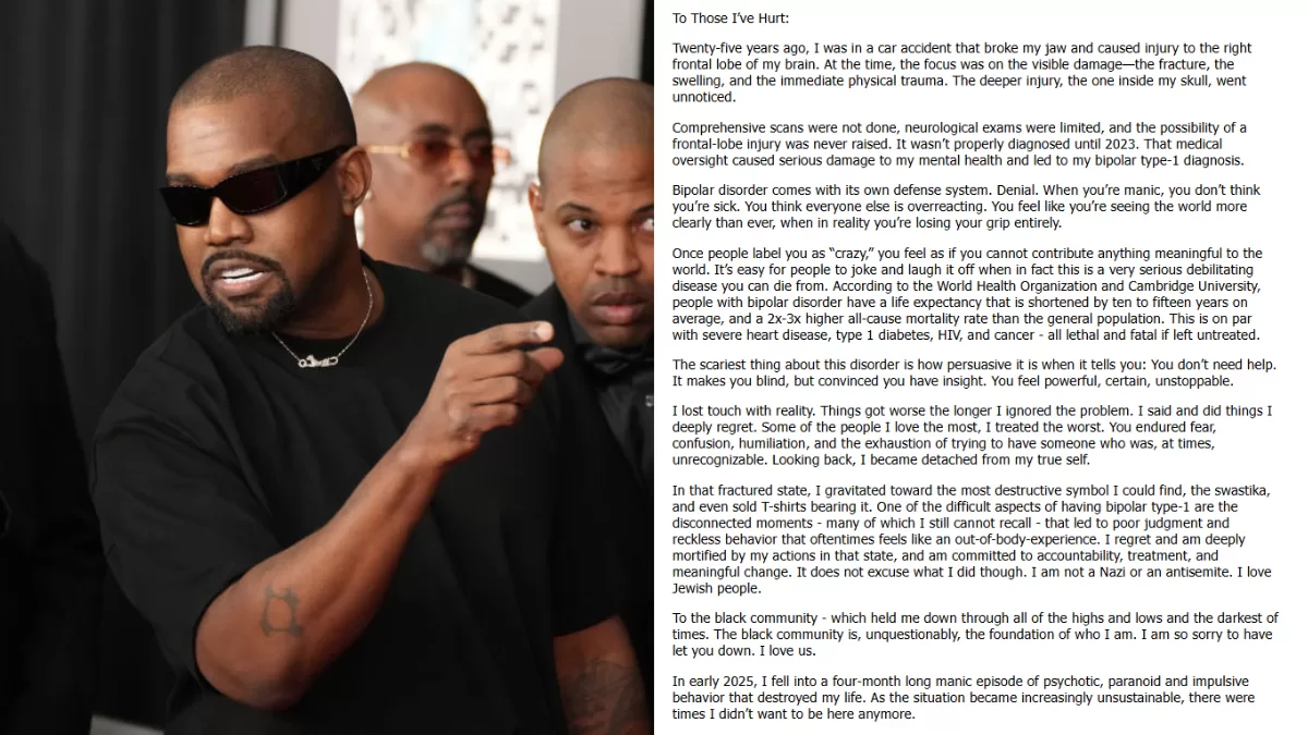 Carta de disculpas de Kanye West en The Wall Street Journal, Getty