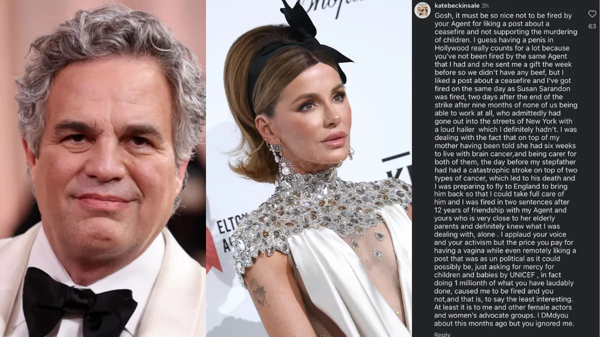 El comentario de Kate Beckinsale en el Instagram de Mark Ruffalo, Getty/TMZ