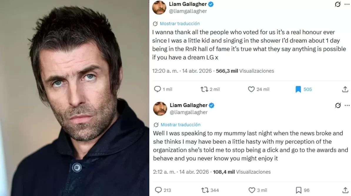 Liam Gallagher vía Twitter