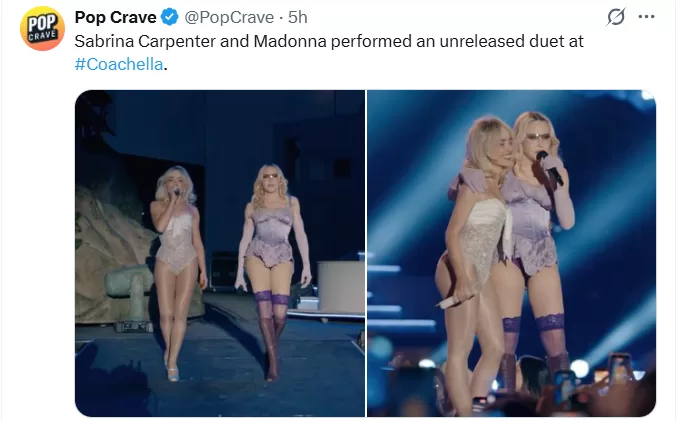 Madonna y Sabrina
