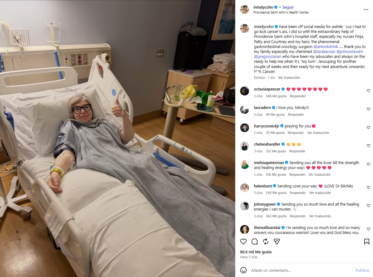 Mindy Cohn vía Instagram