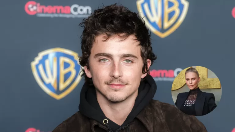 Timothée Chalamet y Charlize Theron