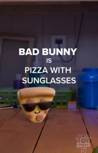 Personaje de Bad Bunny Toy Story 5 