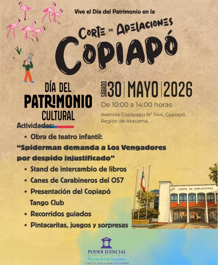 Foto del Día del Patrimonio de la Corte de Apelaciones de Copiapó