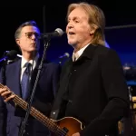 Paul McCartney y Stephen Colbert