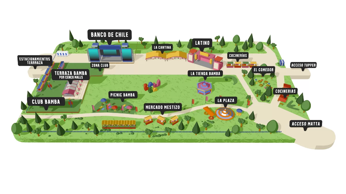 mapa Festival Bamba