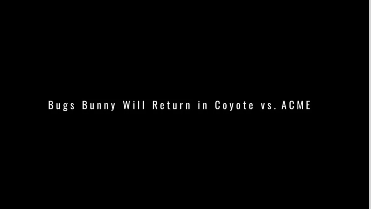 Bugs Bunny - Coyote vs Acme