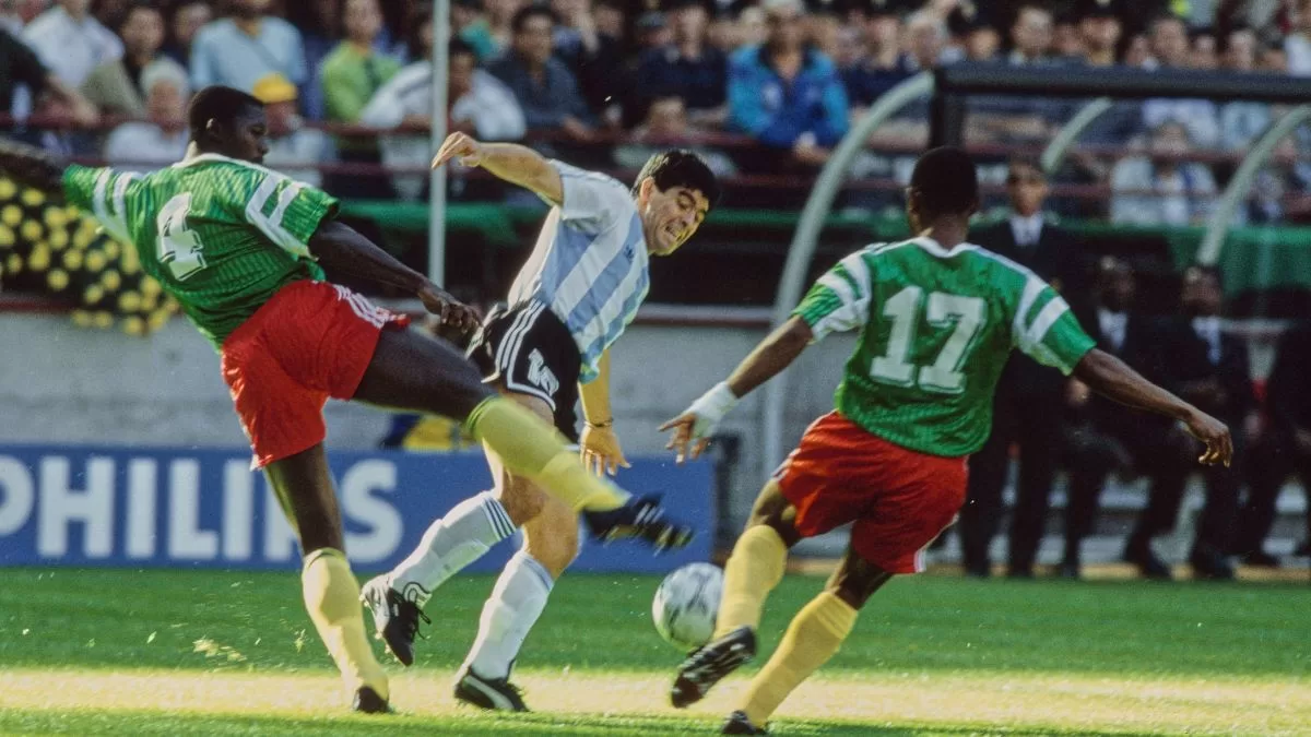 Camerún vs Argentina Copa del Mundo 1990