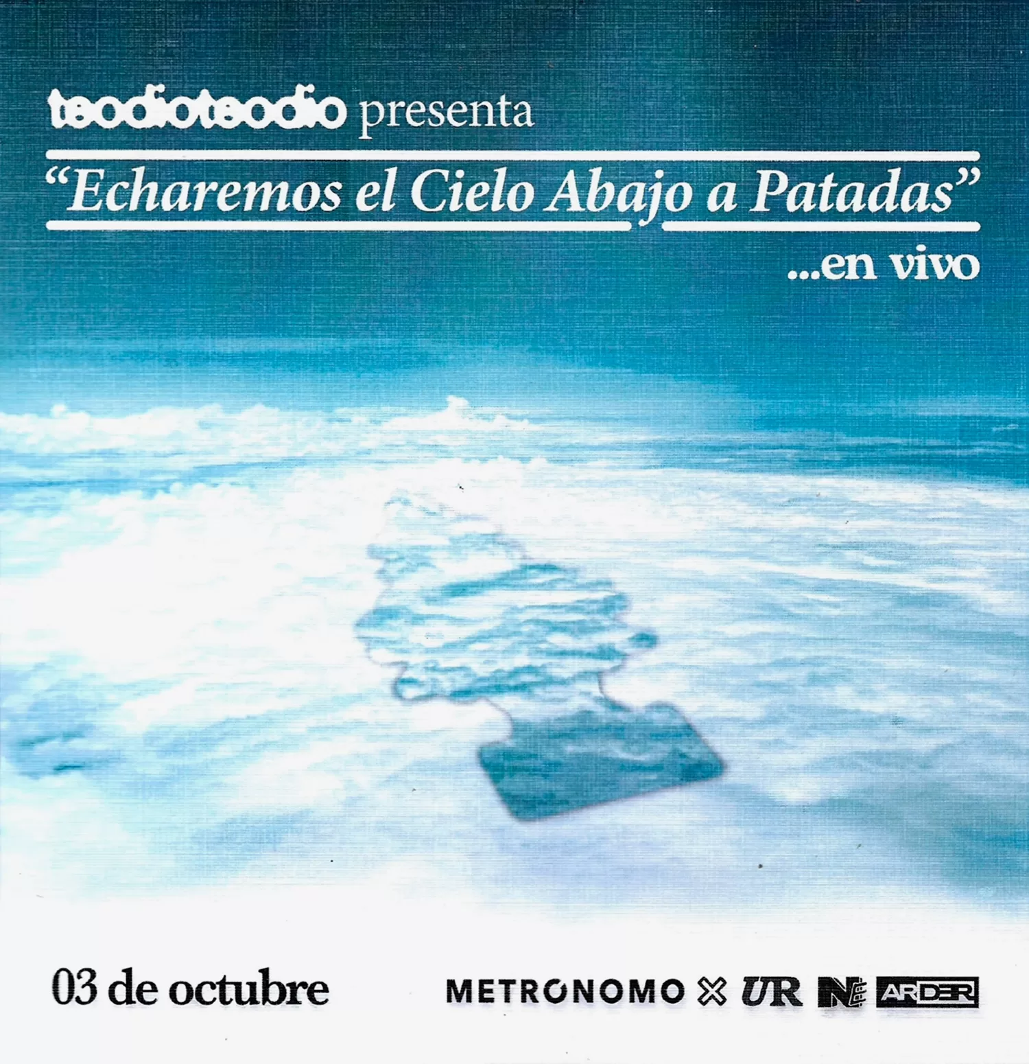 Echaremos el Cielo Abajo a Patadas Metrónomo [flyer final variación] @v1chogr