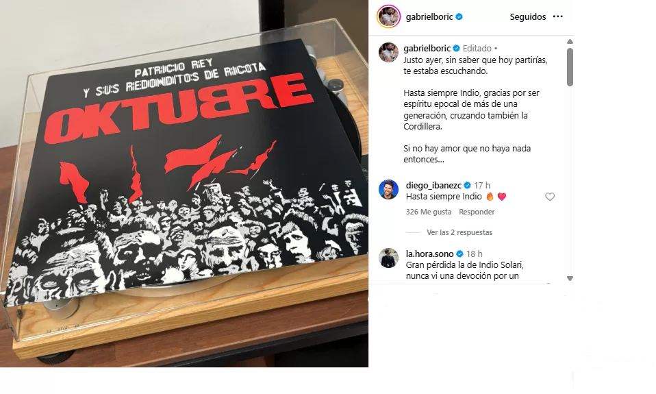 Gabriel Boric Instagram