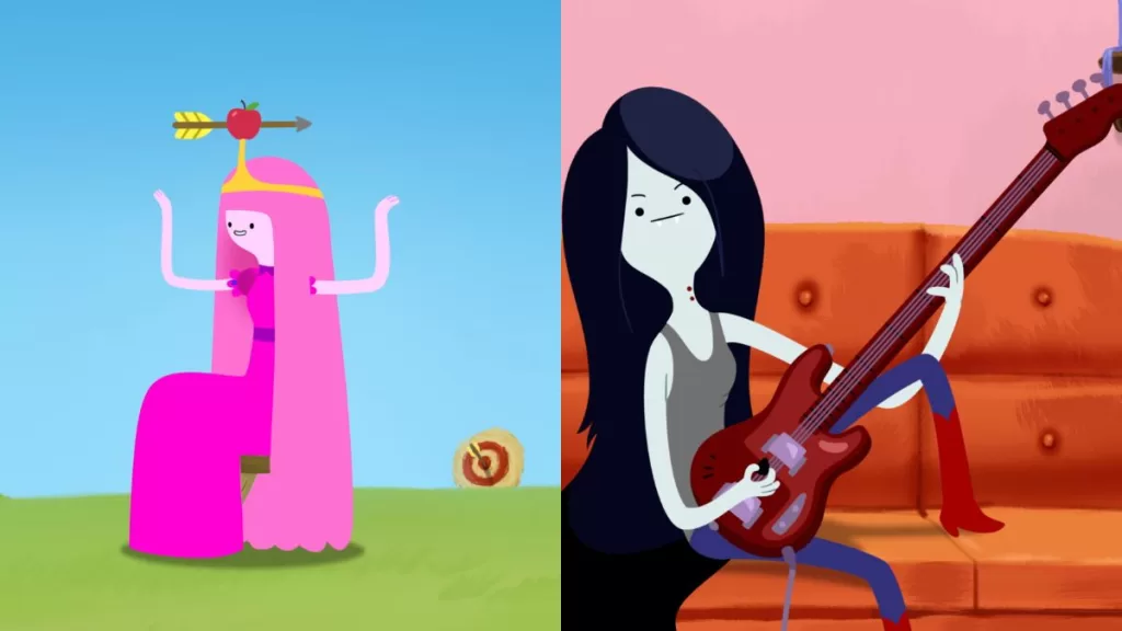 Hora de Aventura Dulce Princesa y Marceline