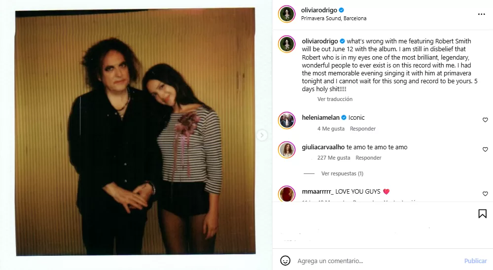 Olivia Rodrigo Instagram