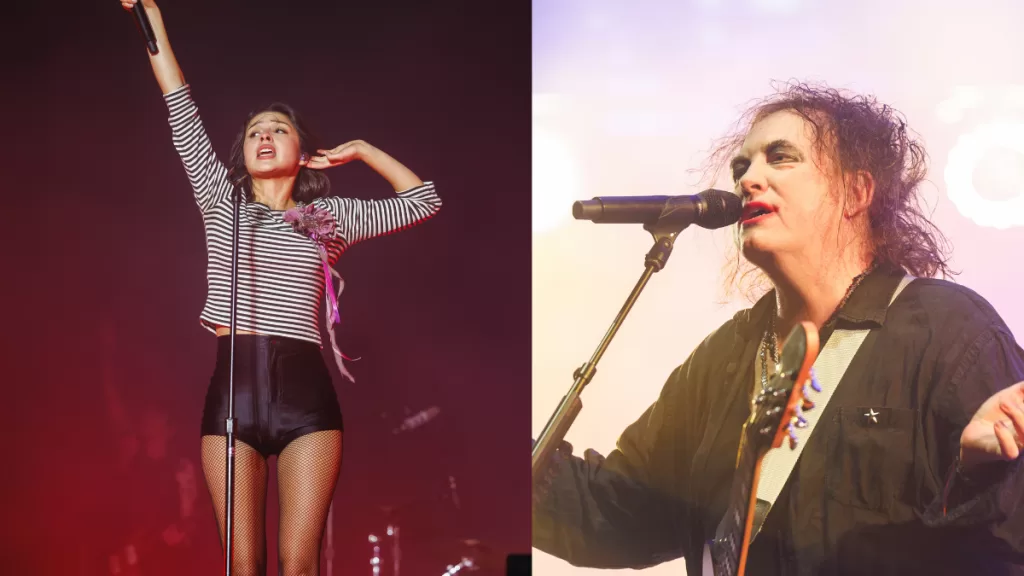 Robert Smith y Olivia Rodrigo