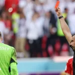 Tarjeta roja árbitro a jugador de Alemania - Nuevas reglas
