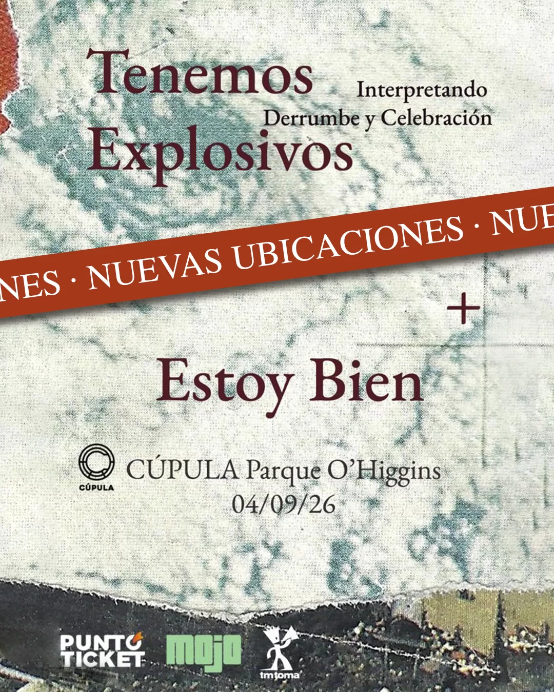 03 Afiche feed - Tenemos Explosivos y Estoy Bien en La Cúpula