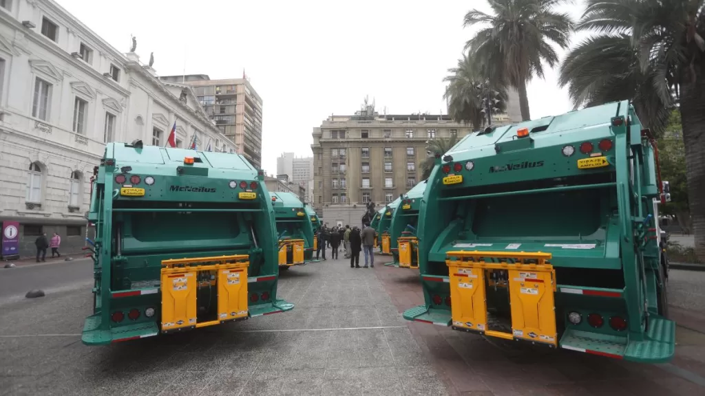 Camiones de basura Chile