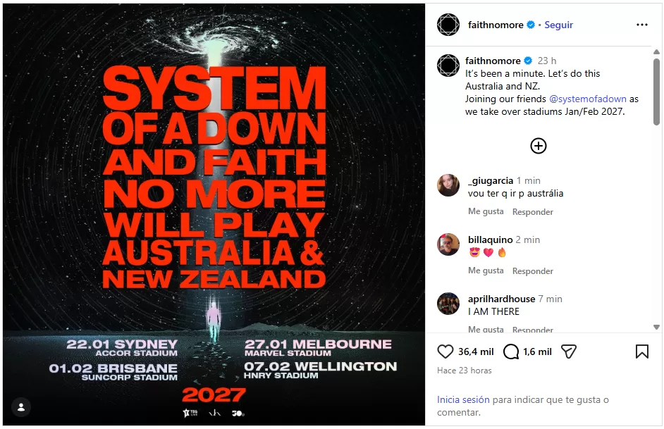 Faith No More afiche