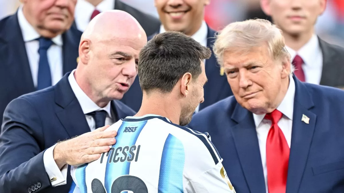 Gianni Infantino, Trump y Messi mundial 2026