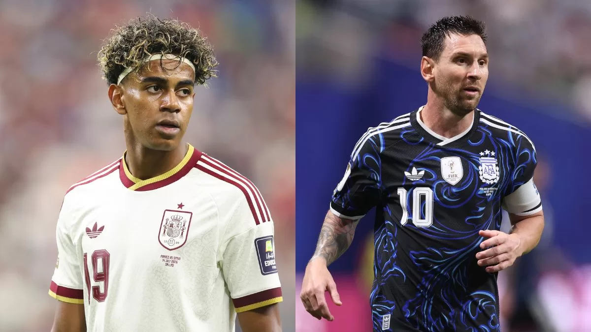 Lamine Yamal y Messi final mundial 2026