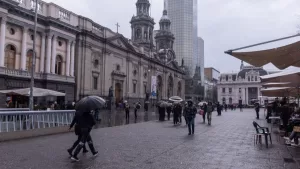 Lluvia Santiago 20 de julio 2026