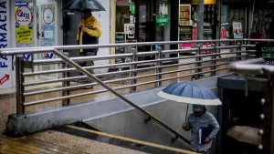 Lluvias Santiago jueves 16 de julio