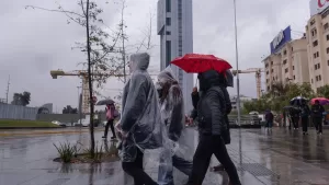 Lluvias Santiago martes 21 de julio