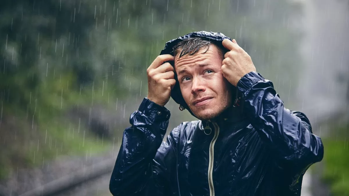 Persona lluvia getty Images