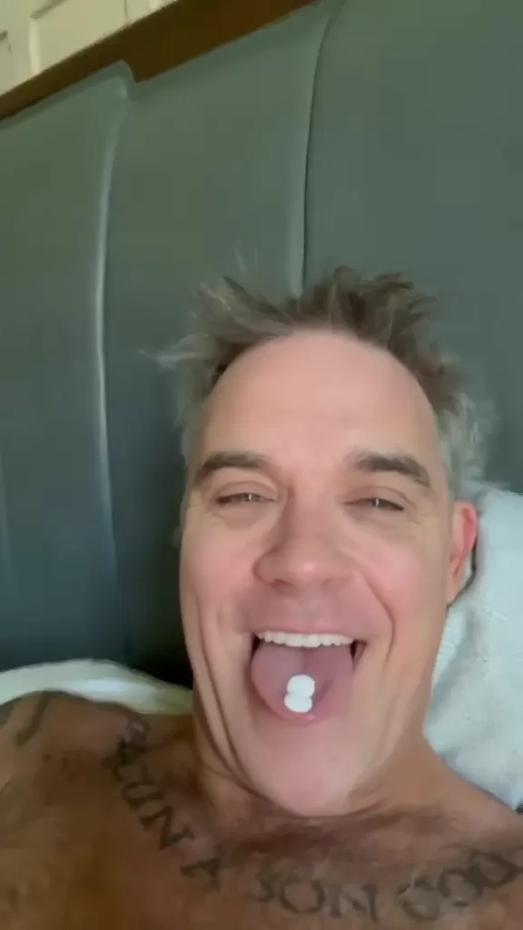 Robbie Williams menta