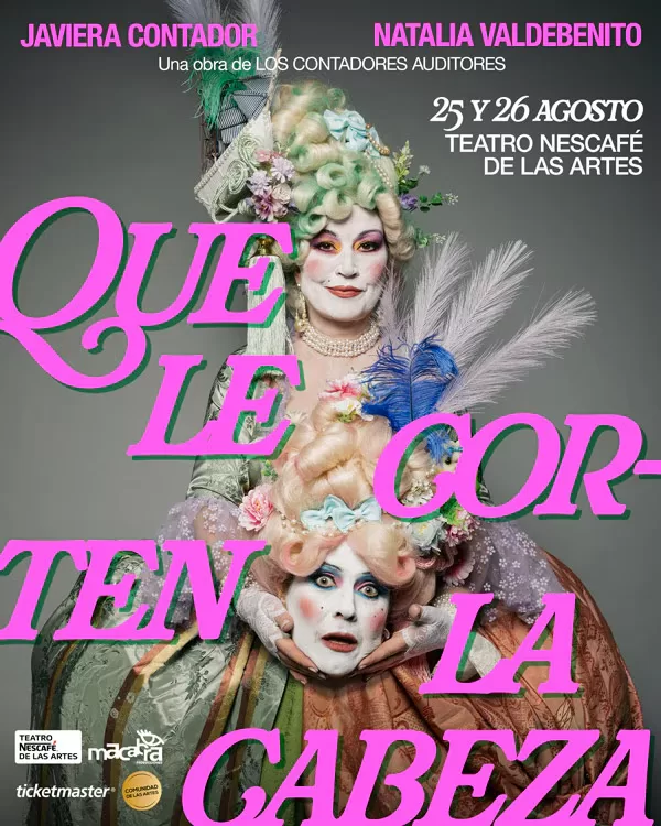 Afiche que le corten la cabeza