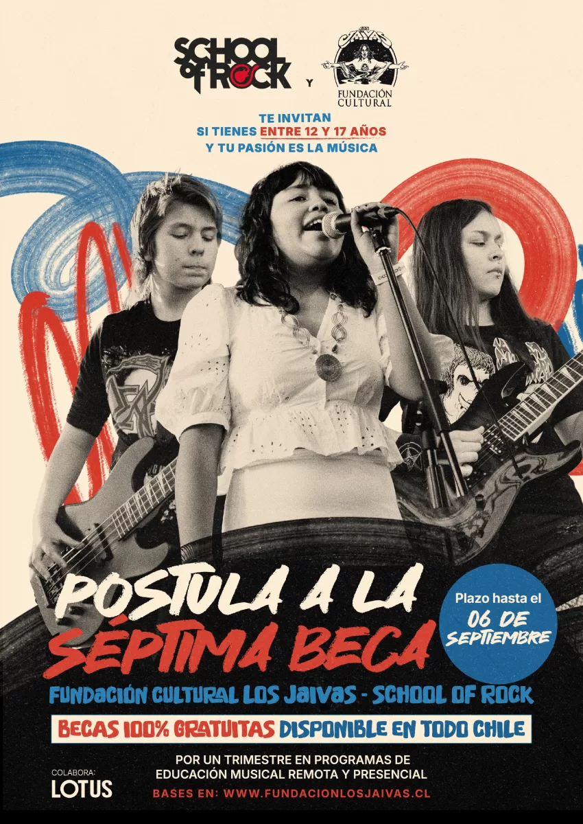 Beca School Of Rock Afiche Beca 2026