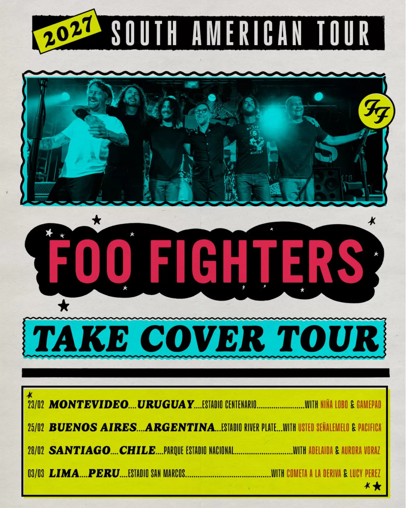 Foo Fighters afiche