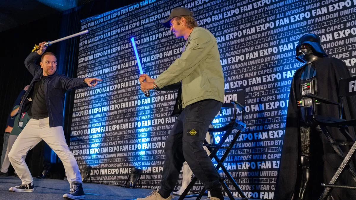 Hayden Christensen y Ewan McGregor