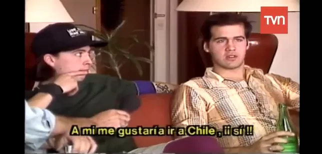 Nirvana entrevista Chile