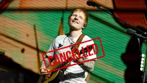 Ed Sheeran cancelado