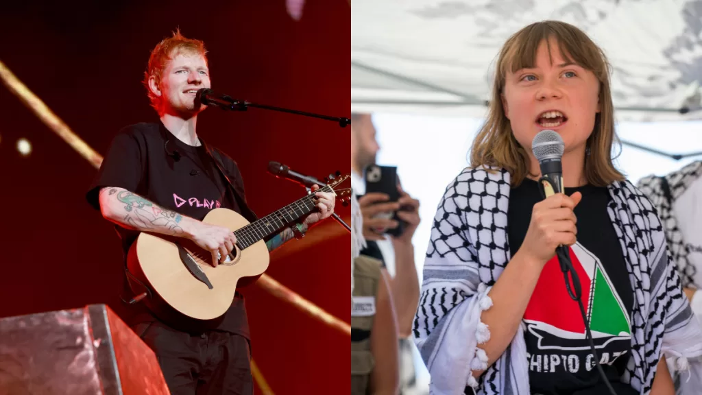 Greta Thunberg Ed Sheeran