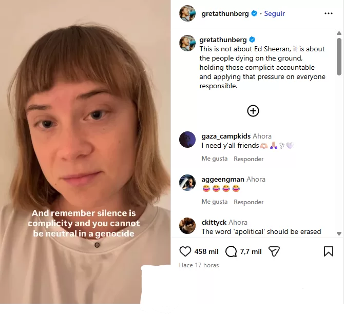 Greta Thunberg Instagram