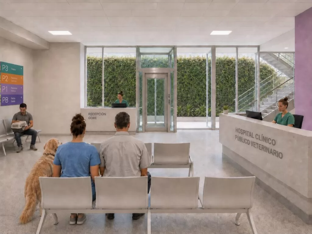 Hospital Público Veterinario render 2