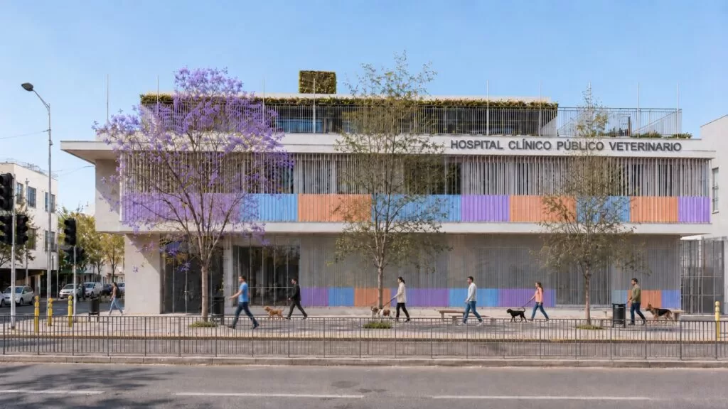 Hospital Público Veterinario render