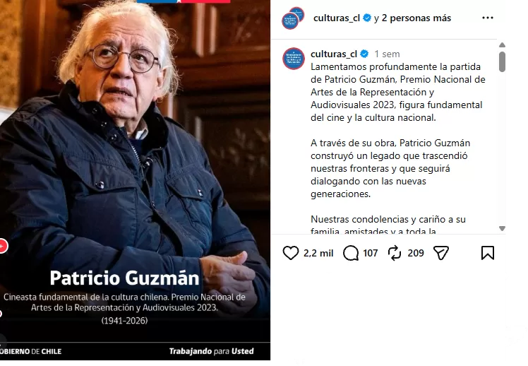 Patricio Guzmán gobierno