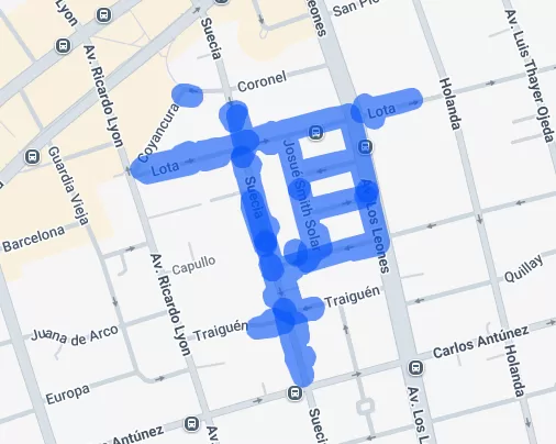 Providencia 1030 a 1630 cortes de luz}