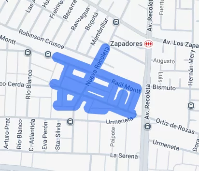 Recoleta 10 a 16 cortes de luz