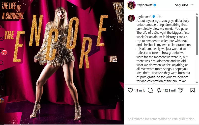 Taylor Swift Instagram