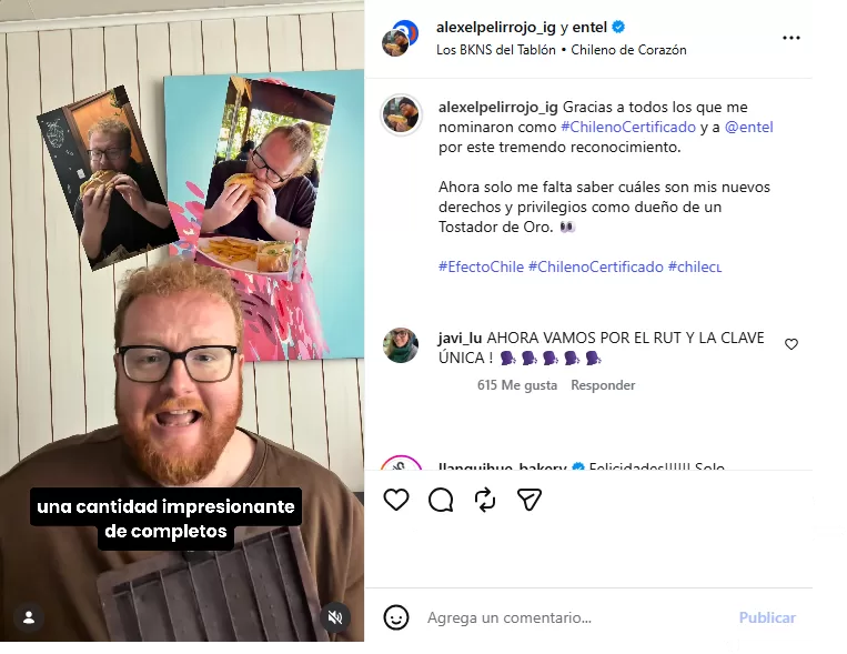 británico en Chile Instagram