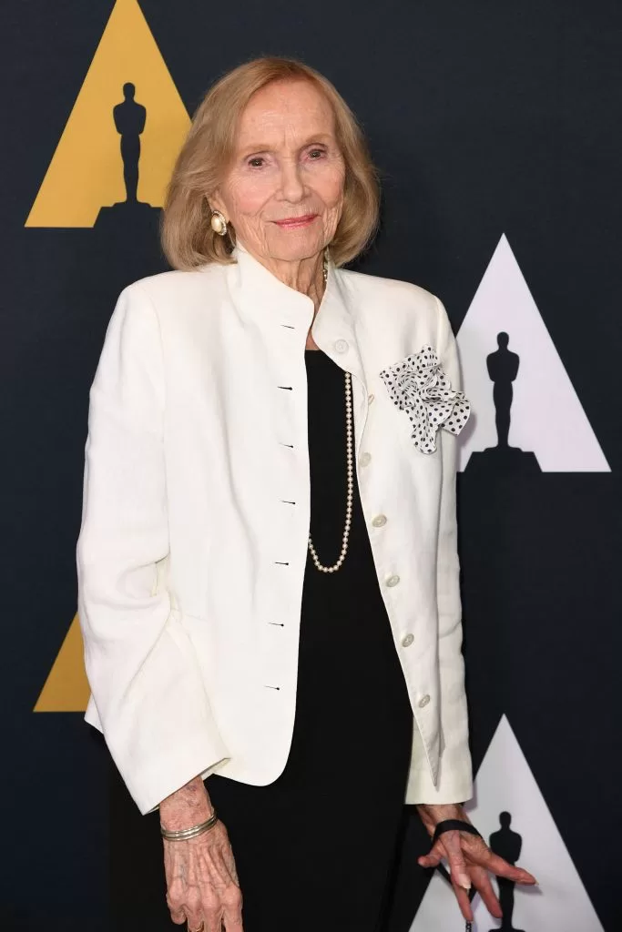 Actress Eva Marie Saint attends the inaugural Robert Osborne Celebration of Classic Film event at the Academy of Motion Picture Arts and Sciences in Beverly Hills, California, October 7, 2019. (Photo by Robyn Beck / AFP) (Photo by ROBYN BECK/AFP via Getty Images)