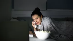 Llorar viendo películas