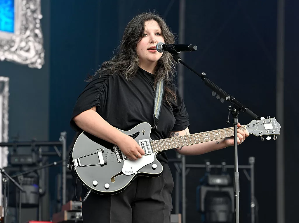 SAN FRANCISCO, CALIFORNIA - AUGUST 08: Lucy Dacus performs on Day 2 of Outside Lands Festival at Golden Gate Park on August 08, 2026 in San Francisco, California. (Photo by Steve Jennings/Getty Images)